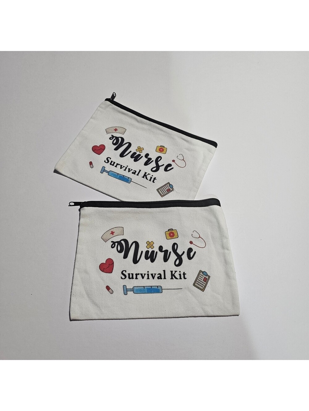 2pcs Nurse Survival Kit Zipper Small Pouch